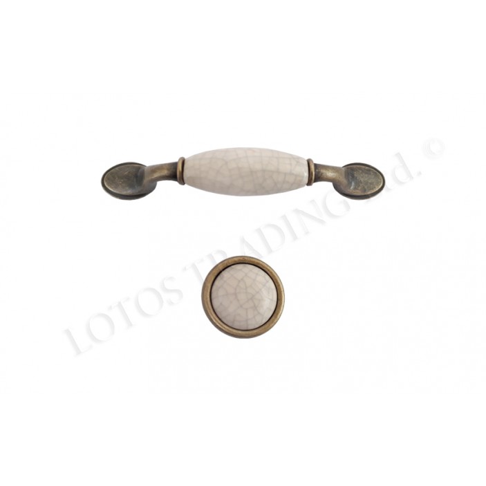 Ceramic line handle 2075.10.90 13.2075.096.10.90 - Furniture handles Ceramic line handle 2075.10.90 Furniture handles