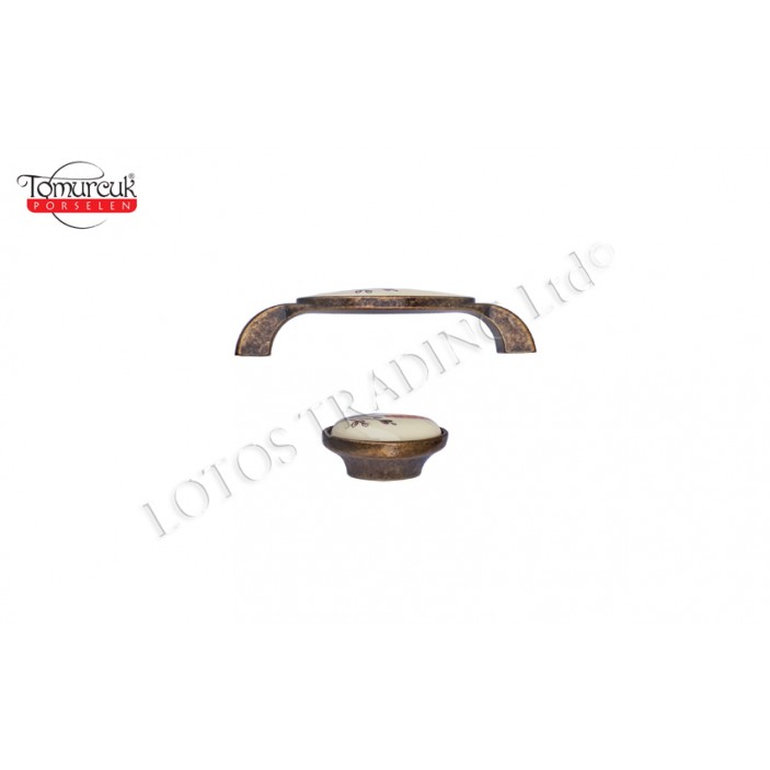 Ceramic line handle 2695 13.2695.128.10.14 - Furniture handles Ceramic line handle 2695 Furniture handles