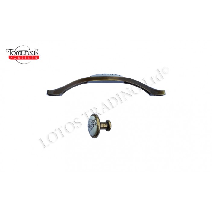 Ceramic line handle 2710 13.2710.128.10.42 - Furniture handles Ceramic line handle 2710 Furniture handles