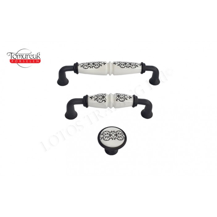 Ceramic line handle 2725.16.50 13.2725.096-128.16.50 - Furniture handles Ceramic line handle 2725.16.50 Furniture handles