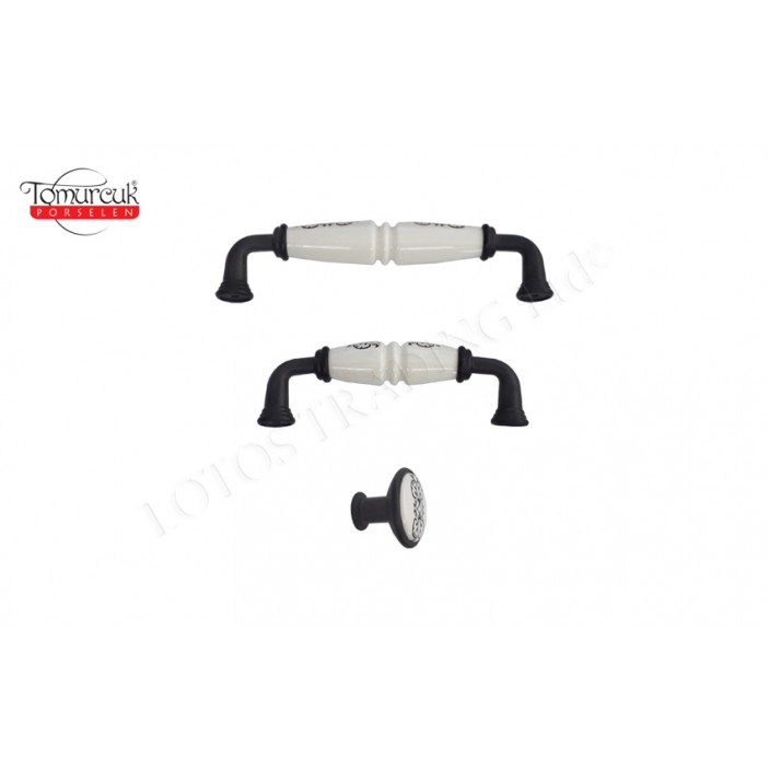 Ceramic line handle 2725.16.50 13.2725.096-128.16.50 - Furniture handles Ceramic line handle 2725.16.50 Furniture handles