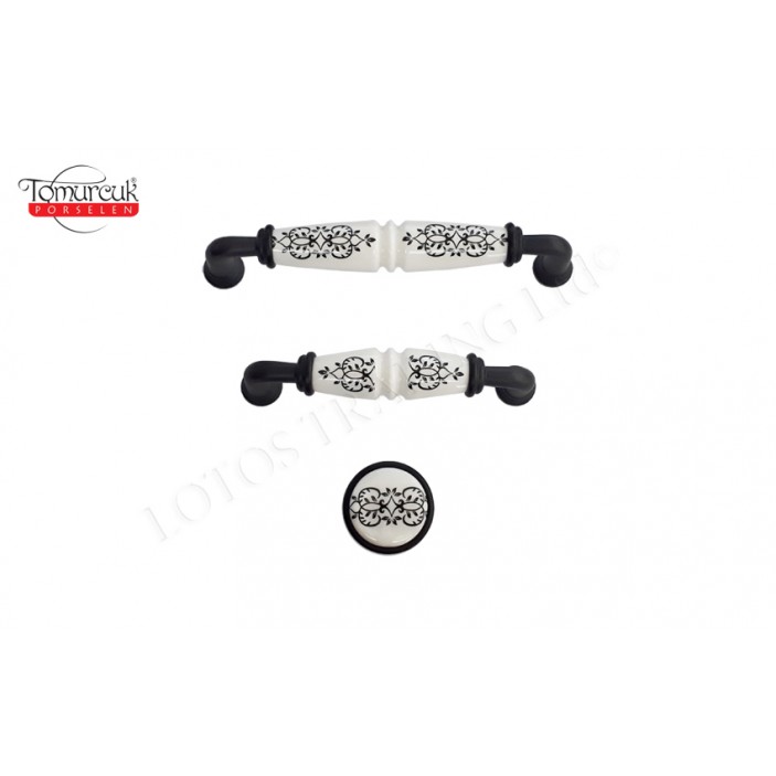 Ceramic line handle 2725.16.50 13.2725.096-128.16.50 - Furniture handles Ceramic line handle 2725.16.50 Furniture handles