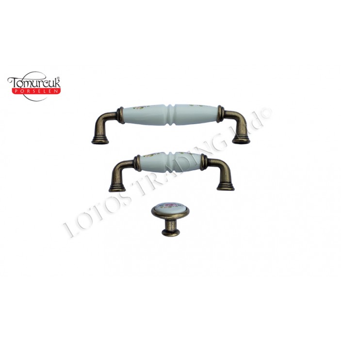 Ceramic line handle 2725.21 13.2725.096-128.10.21 - Furniture handles Ceramic line handle 2725.21 Furniture handles