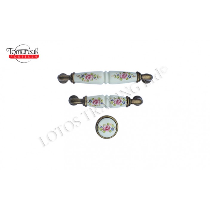 Ceramic line handle 2725.21 13.2725.096-128.10.21 - Furniture handles Ceramic line handle 2725.21 Furniture handles