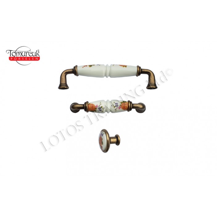 Ceramic line handle 2725.36 13.2725.096-128.10.36 - Furniture handles Ceramic line handle 2725.36 Furniture handles