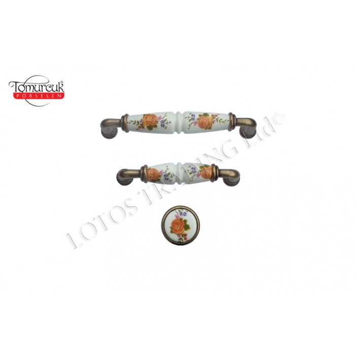 Ceramic line handle 2725.36 13.2725.096-128.10.36 - Furniture handles Ceramic line handle 2725.36 Furniture handles