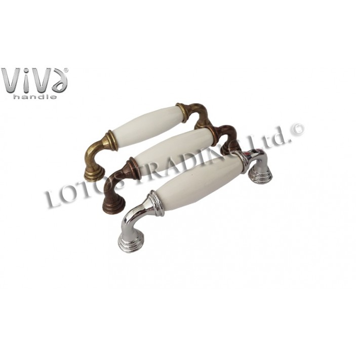 Ceramic line handle Viva 2727.096 13.2727.096. - Furniture handles Ceramic line handle Viva 2727.096 Furniture handles