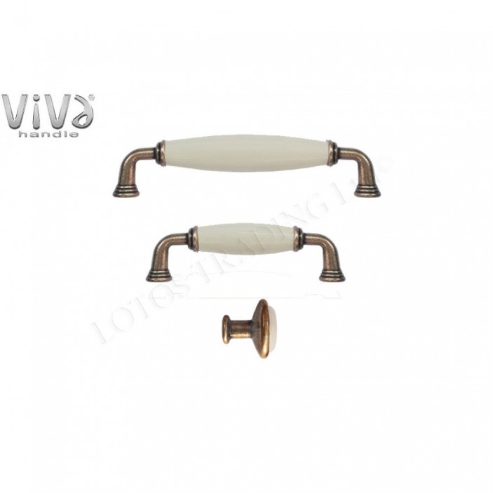 Ceramic line handle 2727.10.00 VIVA 13.2727.096-128.10.00V - Furniture handles Ceramic line handle 2727.10.00 VIVA Furniture handles