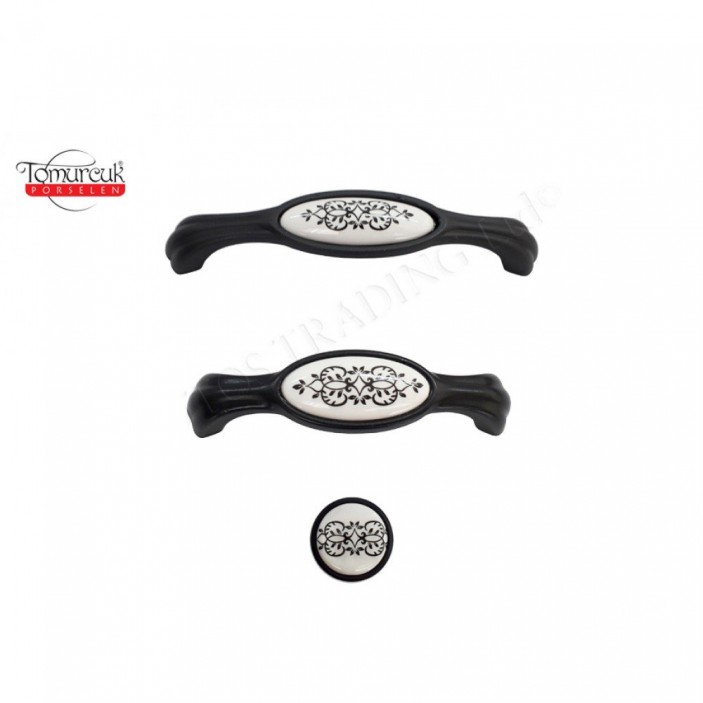 Ceramic line handle 2730.16.50 13.2730.096-128.16.50 - Furniture handles Ceramic line handle 2730.16.50 Furniture handles