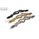 Crystal line handle Viva 818 Furniture handles