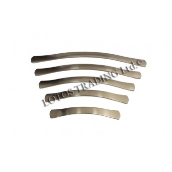 Metal lux handle 1196 inox Furniture handles