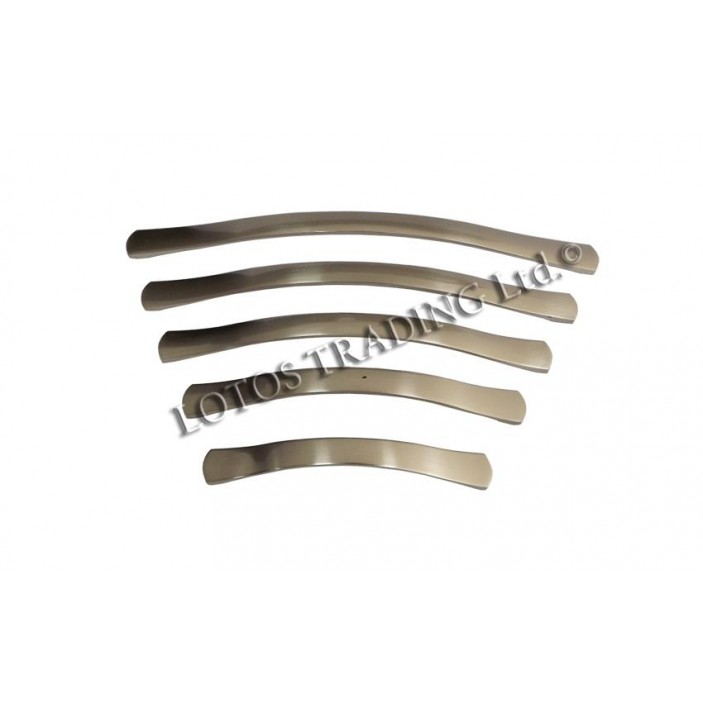 Metal lux handle 1196 inox Furniture handles