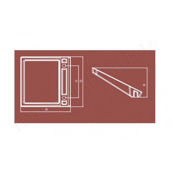 Metal lux handle 5120.032 13.5120.032.16 - Furniture handles Metal lux handle 5120.032 Furniture handles