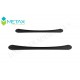 Metal line handle K120 black Furniture handles