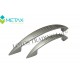 Metal line handle K415.128 Furniture handles