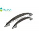 Metal line handle K415.128 Furniture handles