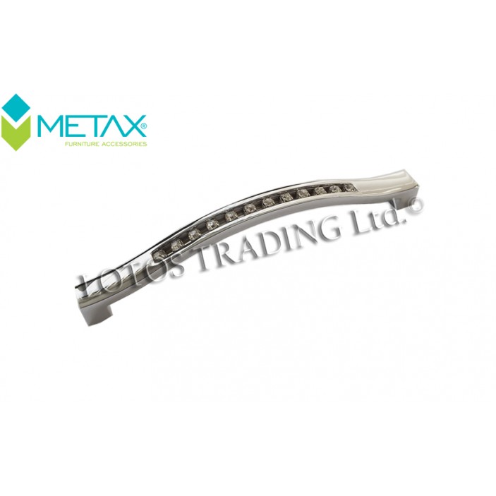 Метална дръжка LN 13.1051.128-160.02 - Мебелни дръжки Метална дръжка LN Мебелни дръжки