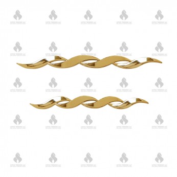 Metal lux handle 020. gold Furniture handles