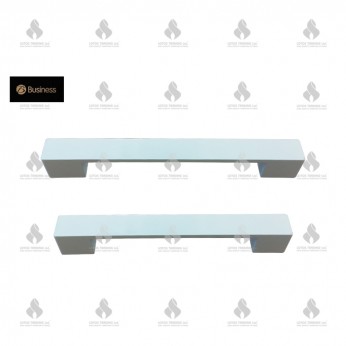 Метална лукс дръжка 3466, бяло 13.3466...12 - Мебелни дръжки Метална лукс дръжка 3466, бяло Мебелни дръжки