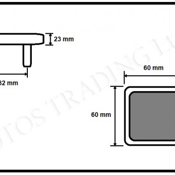 Metal line handle Terra Furniture handles