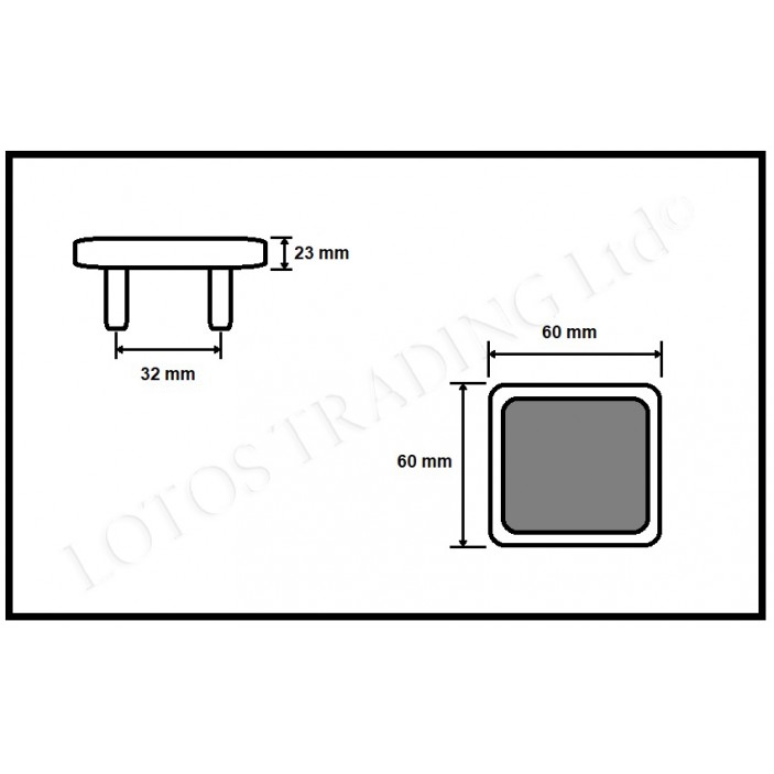Metal line handle Terra Furniture handles