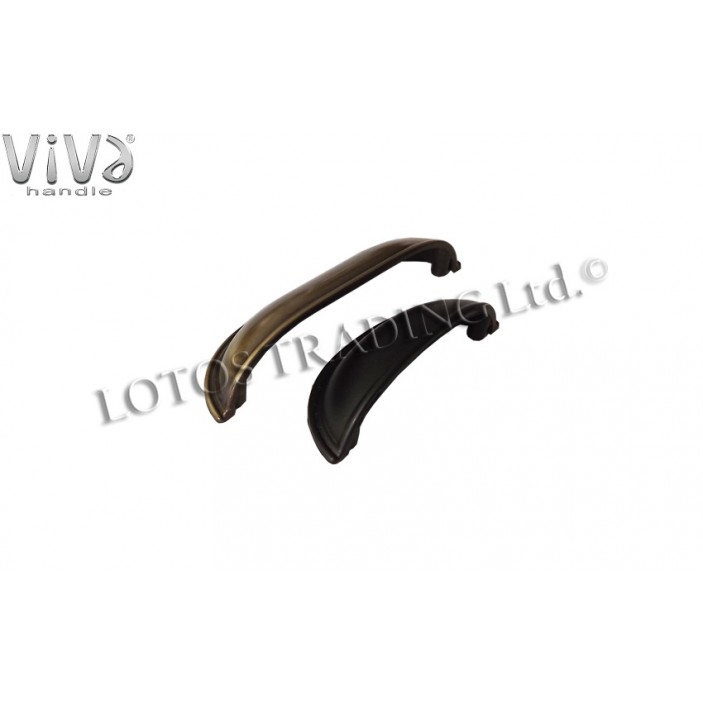 Metal line handle Viva 883.096.10-16 Furniture handles