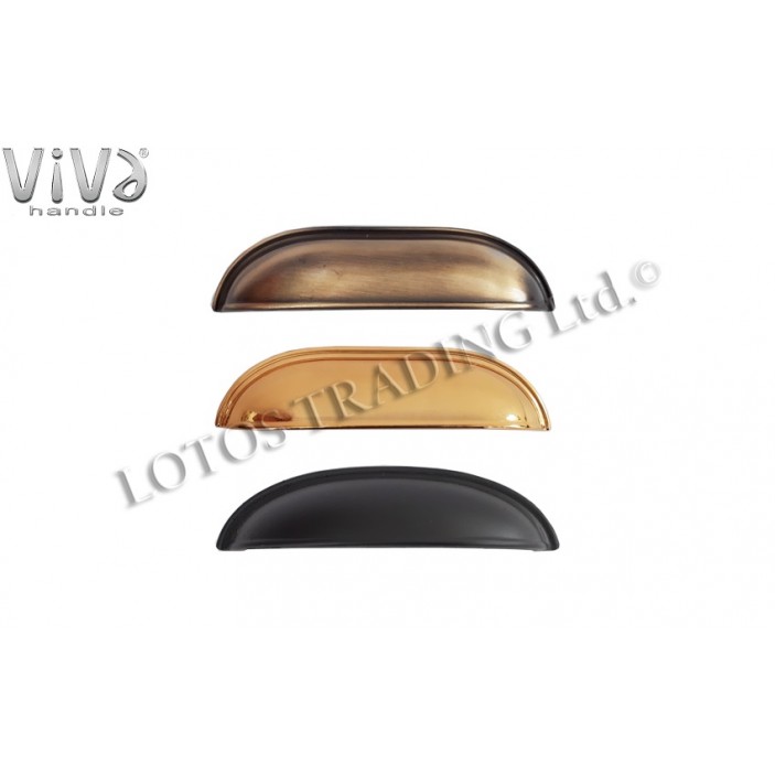 Metal line handle Viva 883.096.10-16 Furniture handles