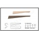 Plastic line handle Cafe Mocha Furniture handles