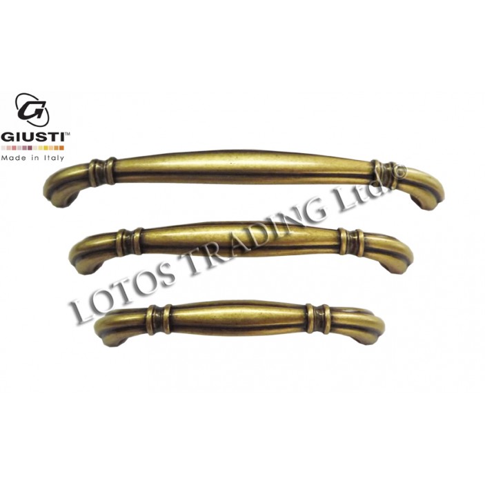 Antique line handle WMN 654 antique gold 13.654.096-160.10 - Furniture handles Antique line handle WMN 654 antique gold Furniture handles