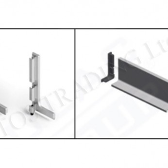 Solid plug for L profile 5464 Furniture handles