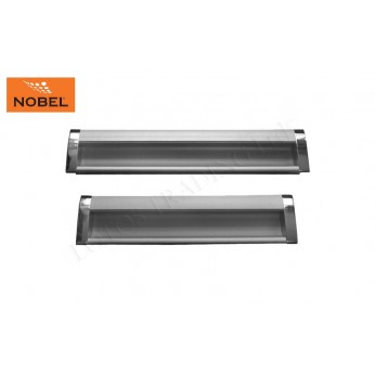 Recessed handle 1125, chrome - anodized matt