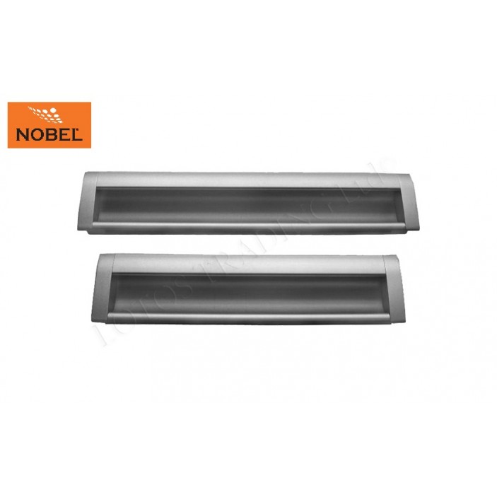 Recessed handle 1125, chrome - anodized matt 13.1125.096-256.02.05 - Furniture handles Recessed handle 1125, chrome - anodized matt Furniture handles