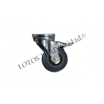 Double ball bearing caster with brake ф75 IVENTO Furniture casters