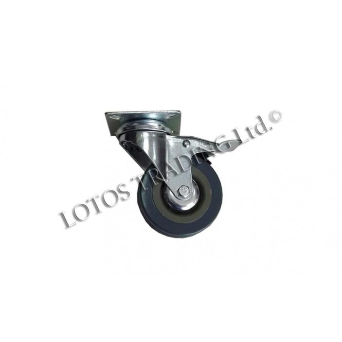 Double ball bearing caster with brake ф75 IVENTO 09L.481.10 - Furniture casters Double ball bearing caster with brake ф75 IVENTO Furniture casters