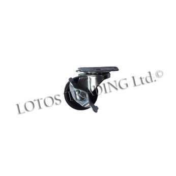 Ball bearing caster with brake ф40 IVENTO Furniture casters