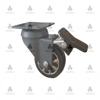 Double ball bearing caster with brake ф50 Furniture casters