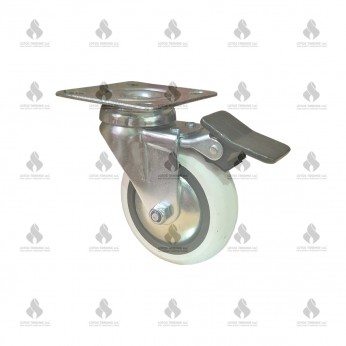 Ball bearing caster with brake ф75 Furniture casters