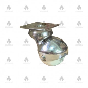 Wheel with double bearing spherical ф50 white Furniture casters
