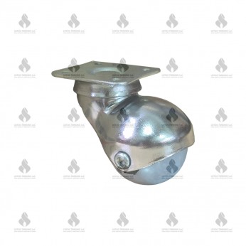 Wheel with double bearing spherical ф50 gray Furniture casters