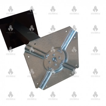 Base table leg 40x40, inox 10L.213-214.08 - Furniture legs and spacers Base table leg 40x40, inox Furniture legs and spacers