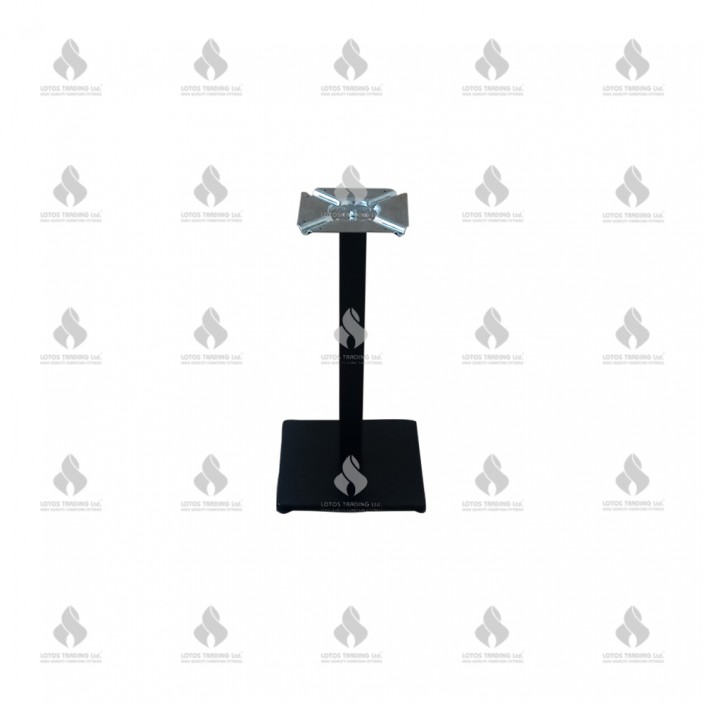 Base table leg 40x40, inox 10L.213-214.08 - Furniture legs and spacers Base table leg 40x40, inox Furniture legs and spacers