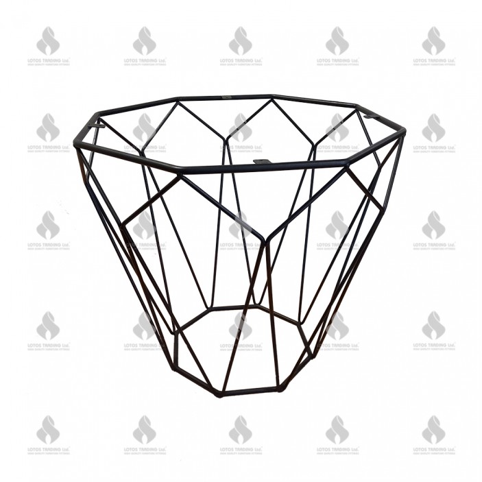 FORMAKS Стойка за маса черно мат Мебелни крака и дистанционери