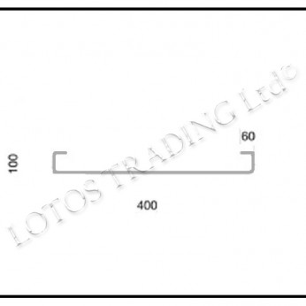 Sofa leg H100 L400 Furniture legs and spacers