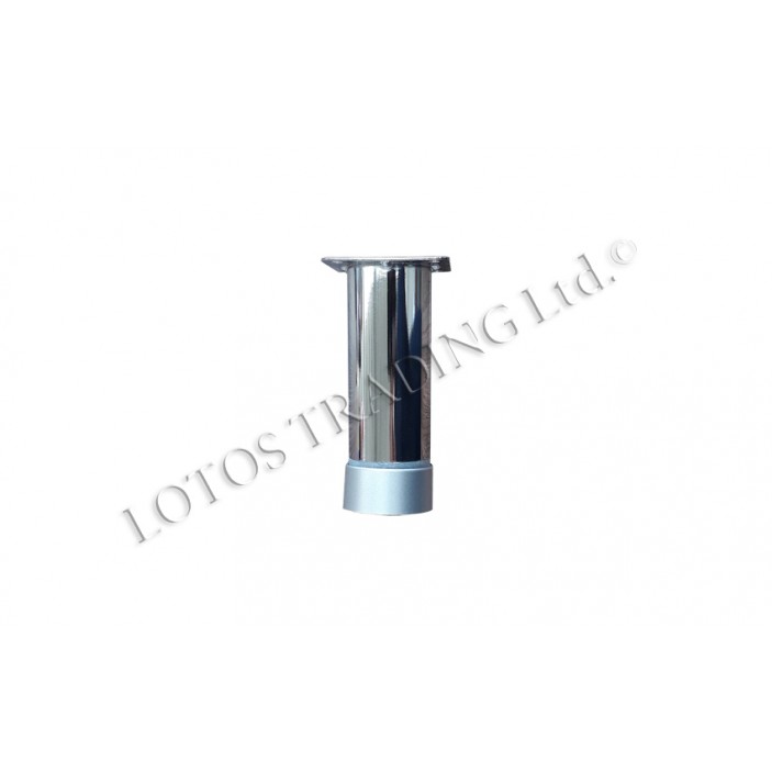 Metal based legs ф38 chrome 10L.340-343.02 - Furniture legs and spacers Metal based legs ф38 chrome Furniture legs and spacers