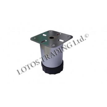 PVC base metal legs ф51 L5,6,8,10 Furniture legs and spacers