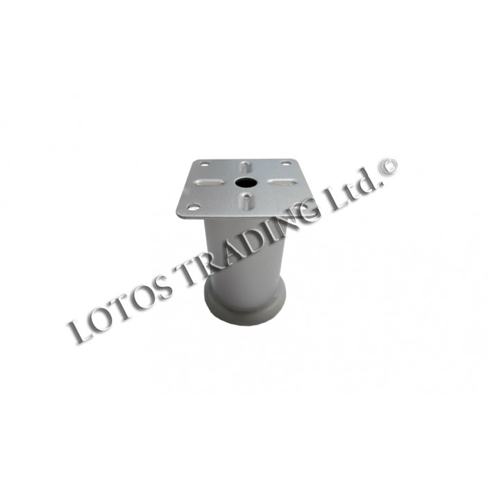 Grey PVC based metal legs ф42 L6,8,10,15 10L.335-338. - Furniture legs and spacers Grey PVC based metal legs ф42 L6,8,10,15 Furniture legs and spacers