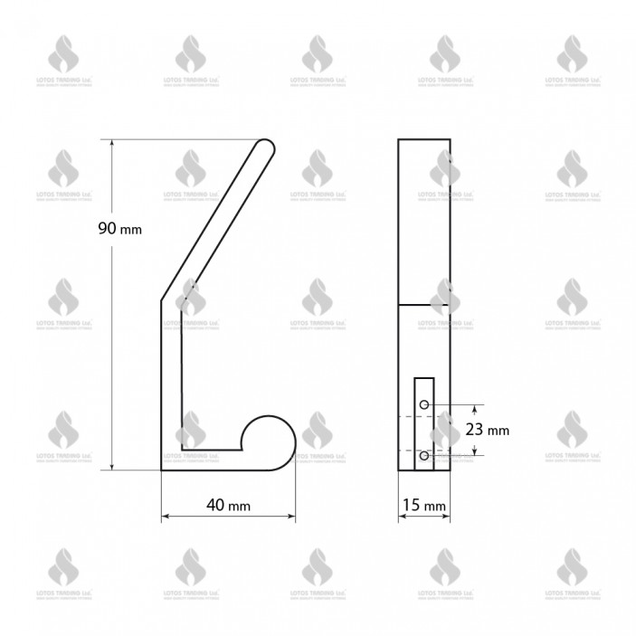 IVENTO K furniture hanger 930320  Furniture hooks