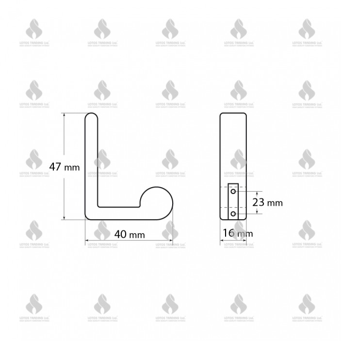IVENTO K furniture hanger 930321   Furniture hooks
