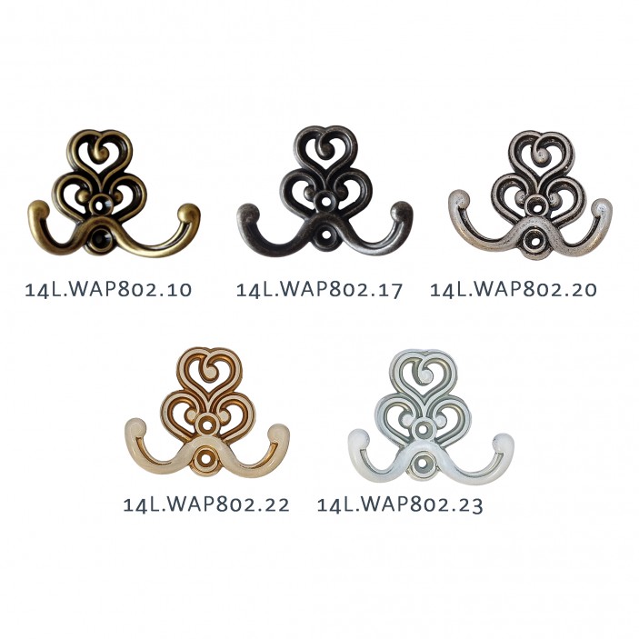 Furniture hanger WAP802 for hallway in beautiful colors 14. Furniture hooks