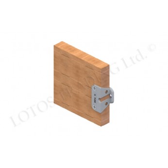 Handle holder for a foldable door 20 mm. 